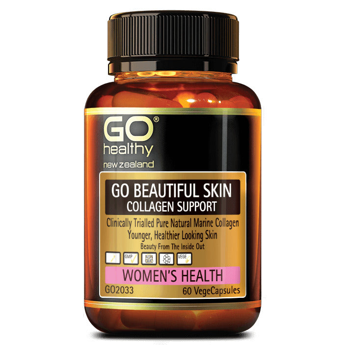 Go Beautiful Skin Collagen Support Capsules 60 (Was Anti-Wrinkle Collagen Support)
