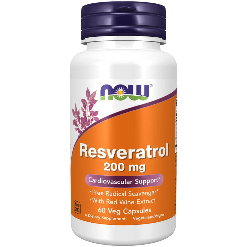 Now Resveratrol 200mg 60 VC