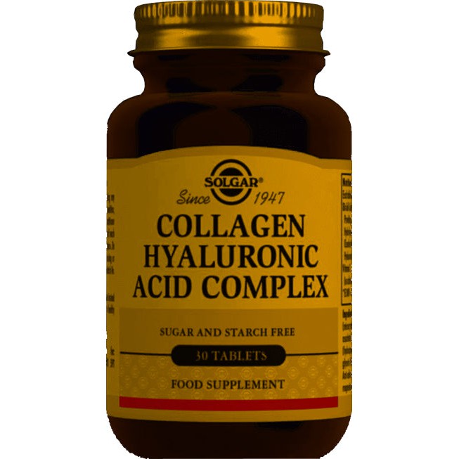 Solgar Collagen Hyaluronic Acid Complex Tablets 30
