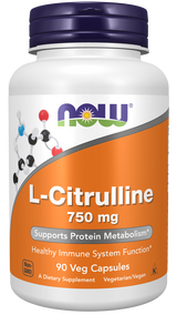 Now L-Citrulline 750 mg Veg Capsules 90
