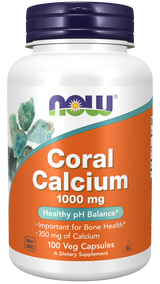 Now Coral Calcium 1000 mg Veg Capsules 100