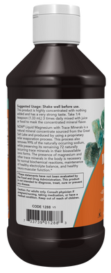 Now Magnesium Liquid with Trace Minerals 237 ml