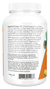 Now Magnesium Inositol Relax Powder 454 g