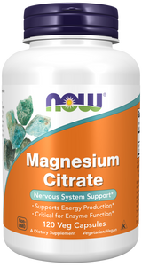 Now Magnesium Citrate Veg Capsules 120