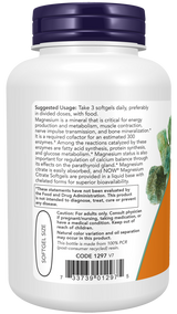 Now Magnesium Citrate Softgels 90