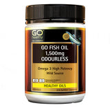 Go Healthy Go Fish Oil 1,500mg Odourless Capsules 420