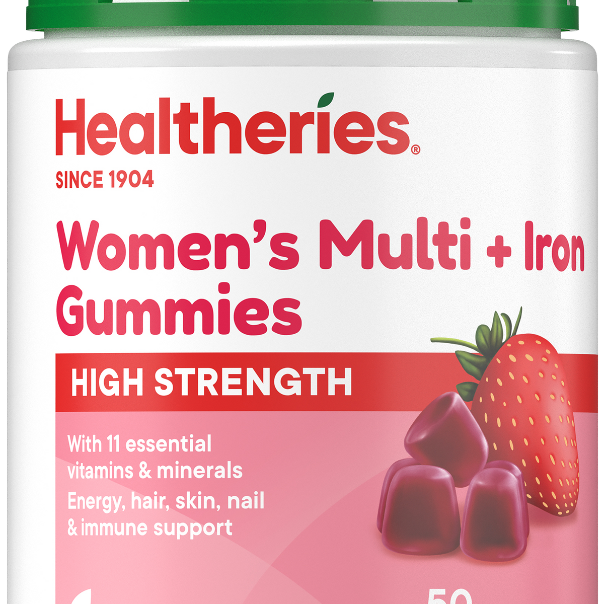 Healtheries High Strength Women's Multi + Iron Gummies – Health Delivery