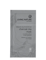 Living Nature Charcoal Clay Mask 10 x 5ml