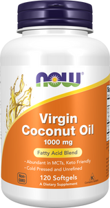 Now Virgin Coconut Oil 1000 mg Softgels 120