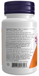 Now Policosanol Double Strength 20 mg Veg Capsules 90