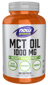 Now MCT Oil 1000 mg Softgels 150