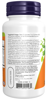 Now TestoJack 200 mg Veg Capsules 60