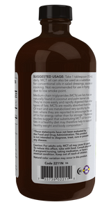 Now MCT Oil Pure in Glass Bottle 473 ml