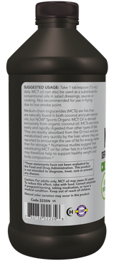 Now MCT Oil Organic 473 ml