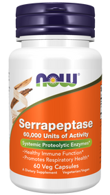 Now Serrapeptase Veg Capsules 60