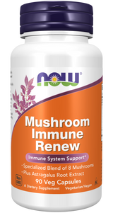 Now Mushroom Immune Renew Veg Capsules 90