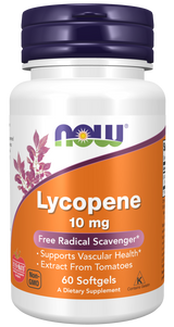 Now Lycopene 10 mg Softgels 60