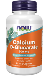 Now Calcium D-Glucarate 500 mg Veg Capsules 90