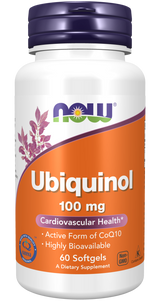 Now Ubiquinol 100 mg Softgels 60