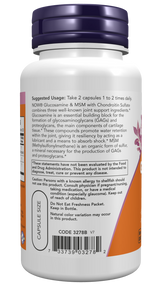 Now Glucosamine & MSM Veg Capsules 60