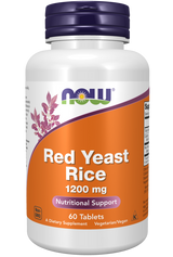 Now Red Yeast Rice 1200 mg Tablets 60
