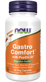 Now Gastro Comfort with PepZin GI Veg Capsules 60