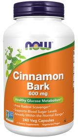 Now Cinnamon Bark 600mg