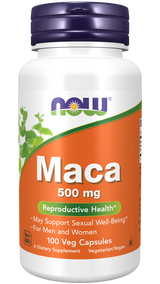 Now Maca 500 mg Veg Capsules 100