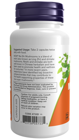 Now Rei-Shi Mushrooms 270 mg Veg Capsules 100