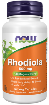 Now Rhodiola 500 mg Veg Capsules 60