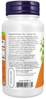 Now Chaste Berry Vitex Extract 300 mg Veg Capsules 90
