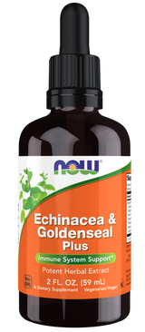 Now Echinacea & Goldenseal Plus 59 ml