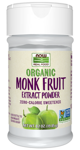 Now Monk Fruit Extract Organic Powder 0.7 oz / 19.85 g