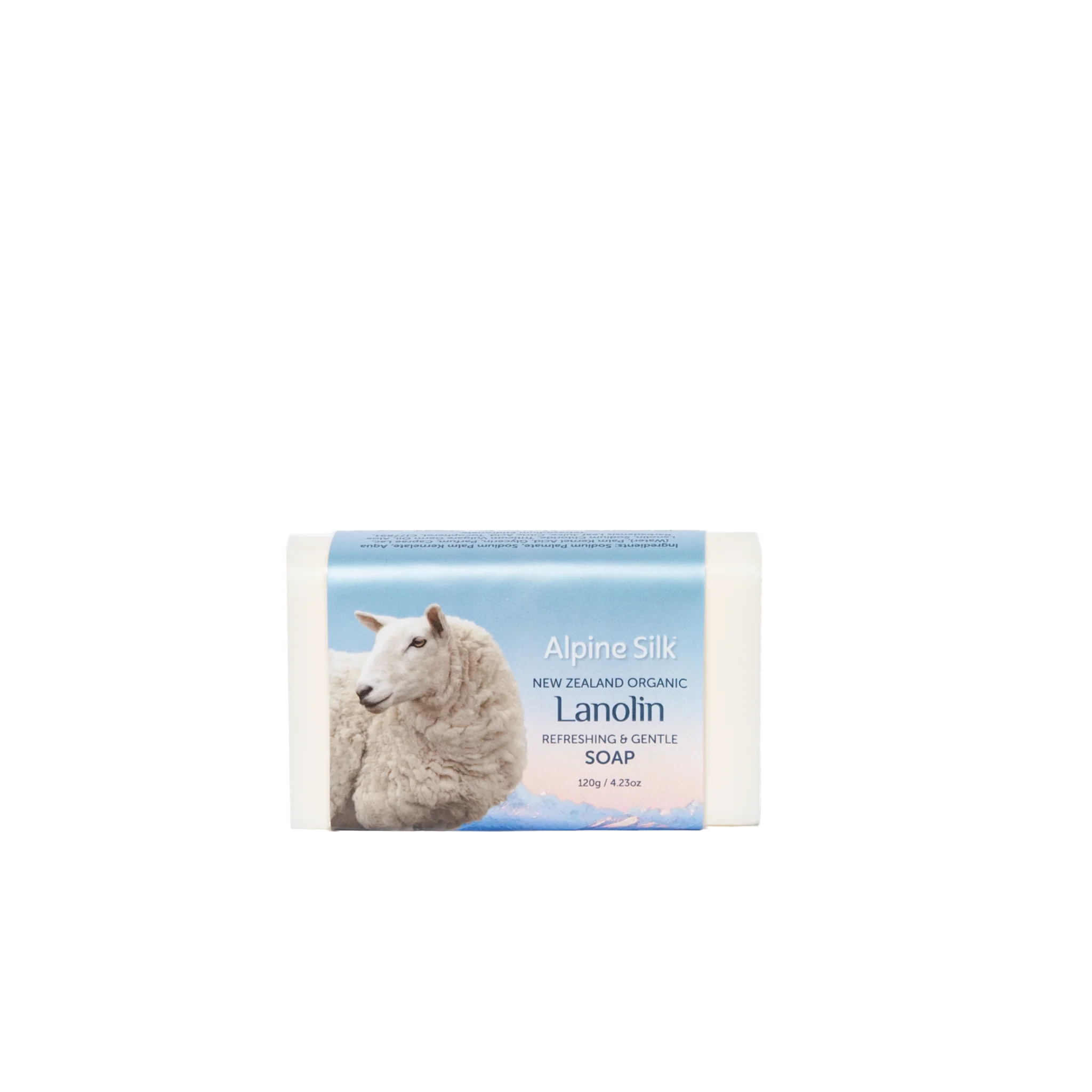 Alpine Silk Organic Lanolin Soap 120g