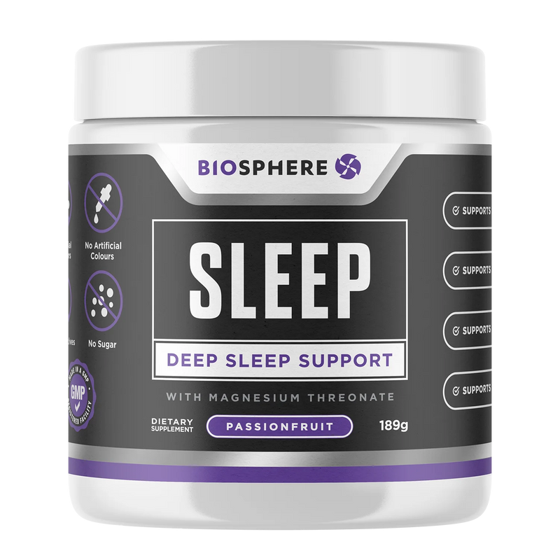 Biosphere Deep Sleep Support Powder 185g Passionfruit