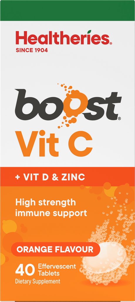 Healtheries Boost Effervescent Vit C Orange