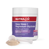 Nutralife Deep Sleep + Magnesium Glycinate High Strength Powder (Berry Flavour) 285g