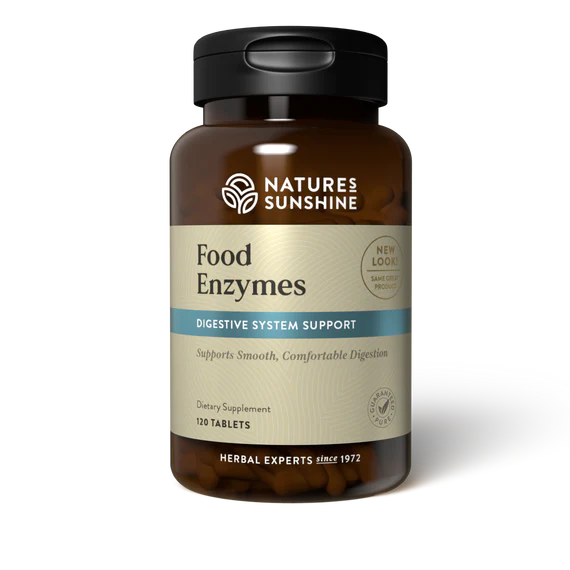 Natures Sunshine Food Enzymes Tablets (120)