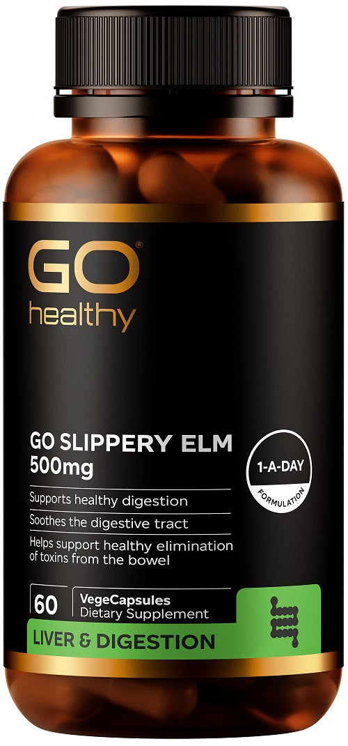 Go Slippery Elm Vegecaps 600mg 60