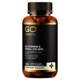 Go Vitamin E 500iu + CoQ10 Softgel Caps 130