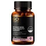 Go Healthy Go Hair Skin Nails Beauty Support Capsules 50