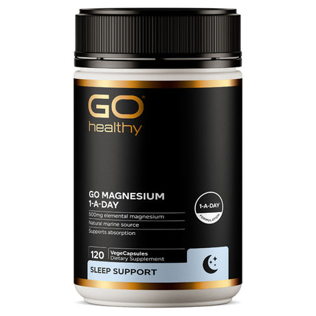 Go Magnesium 1-a-day 500mg Vegecaps