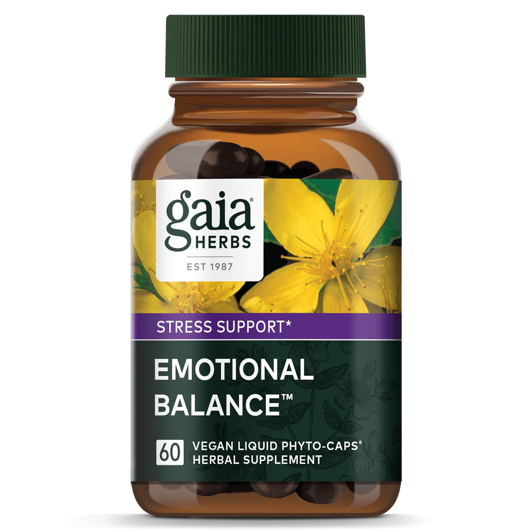 Gaia Herbs Emotional Balance Vegan Liquid Phyto-Caps 60