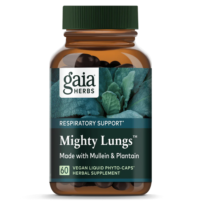Gaia Herbs Mighty Lungs Vegecaps 60