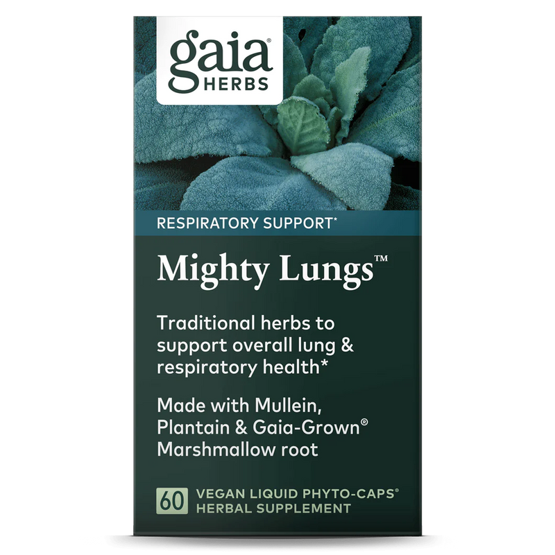 Gaia Herbs Mighty Lungs Vegecaps 60