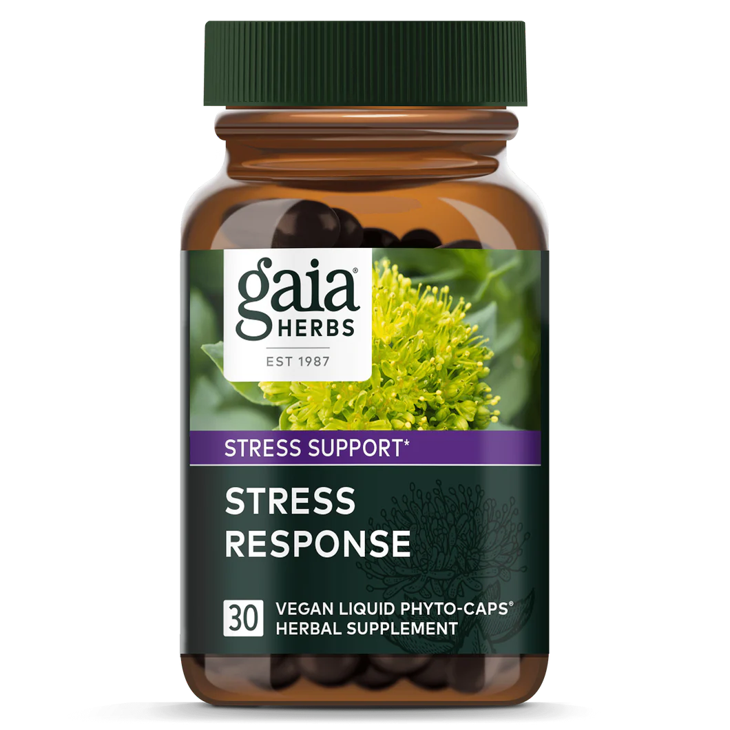 Gaia Herbs Stress Response Vegan Liquid Phyto-Capsules 30