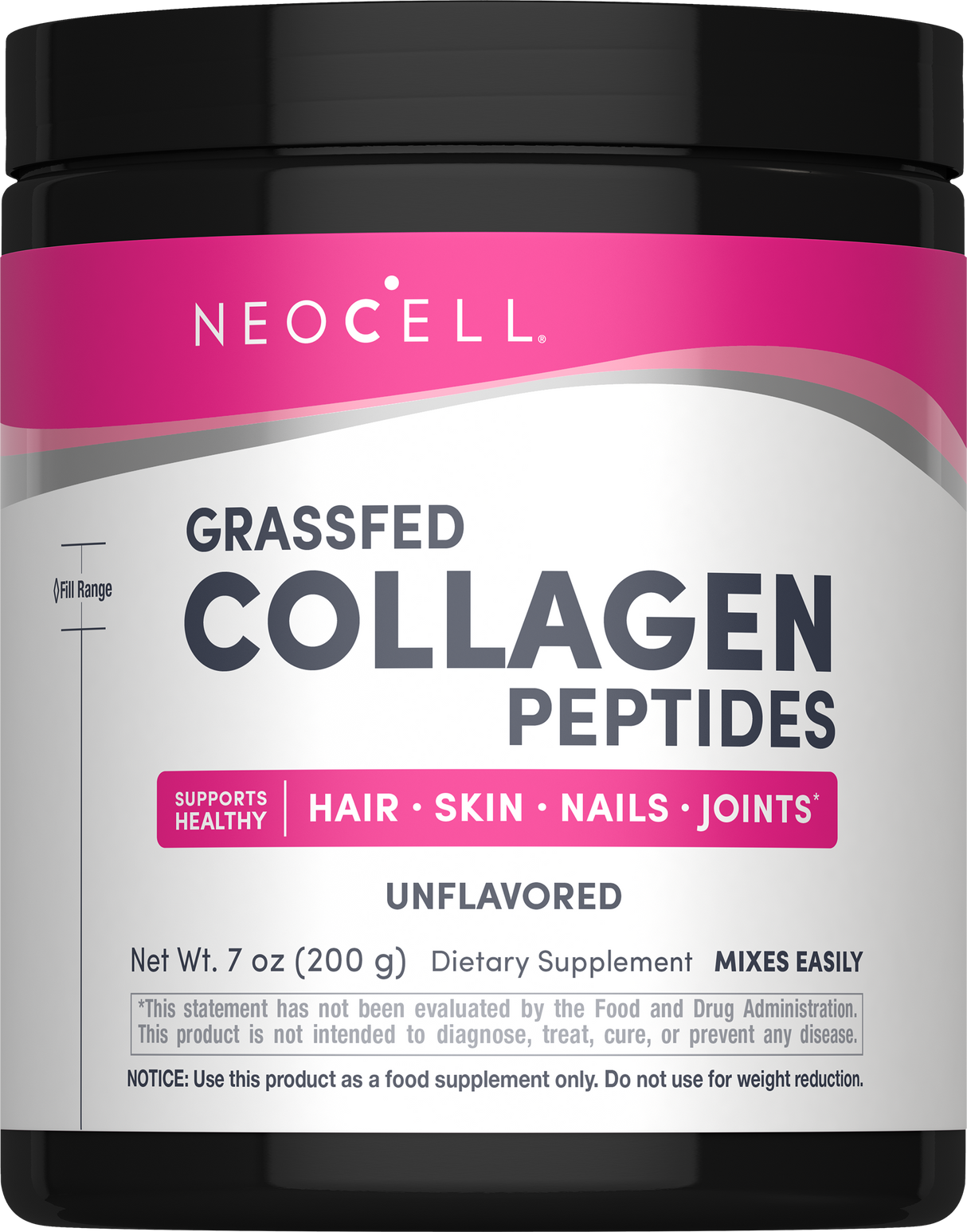 Neocell Grassfed Collagen Peptides Powder Unflavoured (new Look)