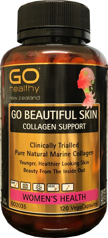 Go Healthy Go Beautiful Skin Collagen Support Capsules 120