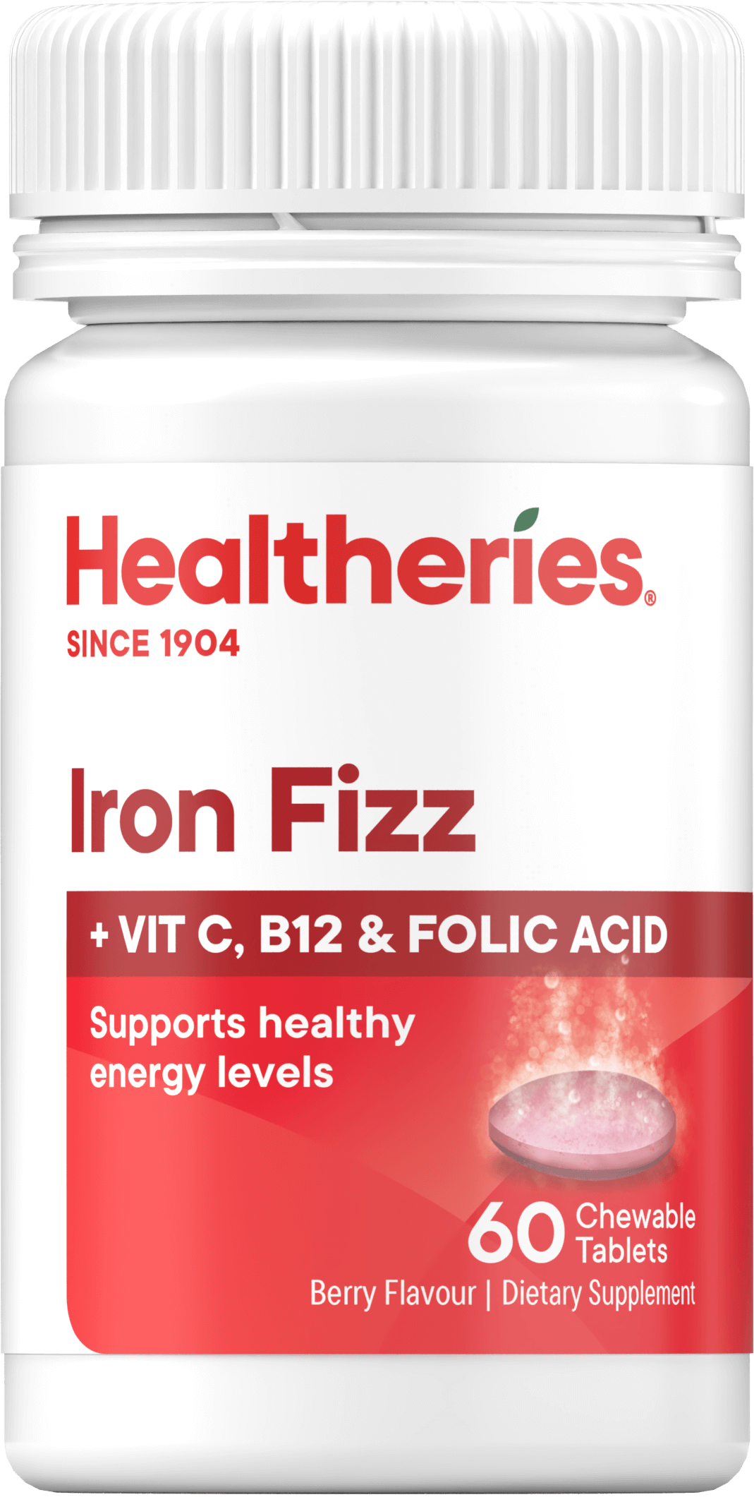 Healtheries Iron Fizz Chewable Tablets