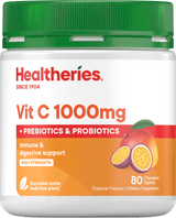 Healtheries Vit C 1000mg with Prebiotics & Probiotics